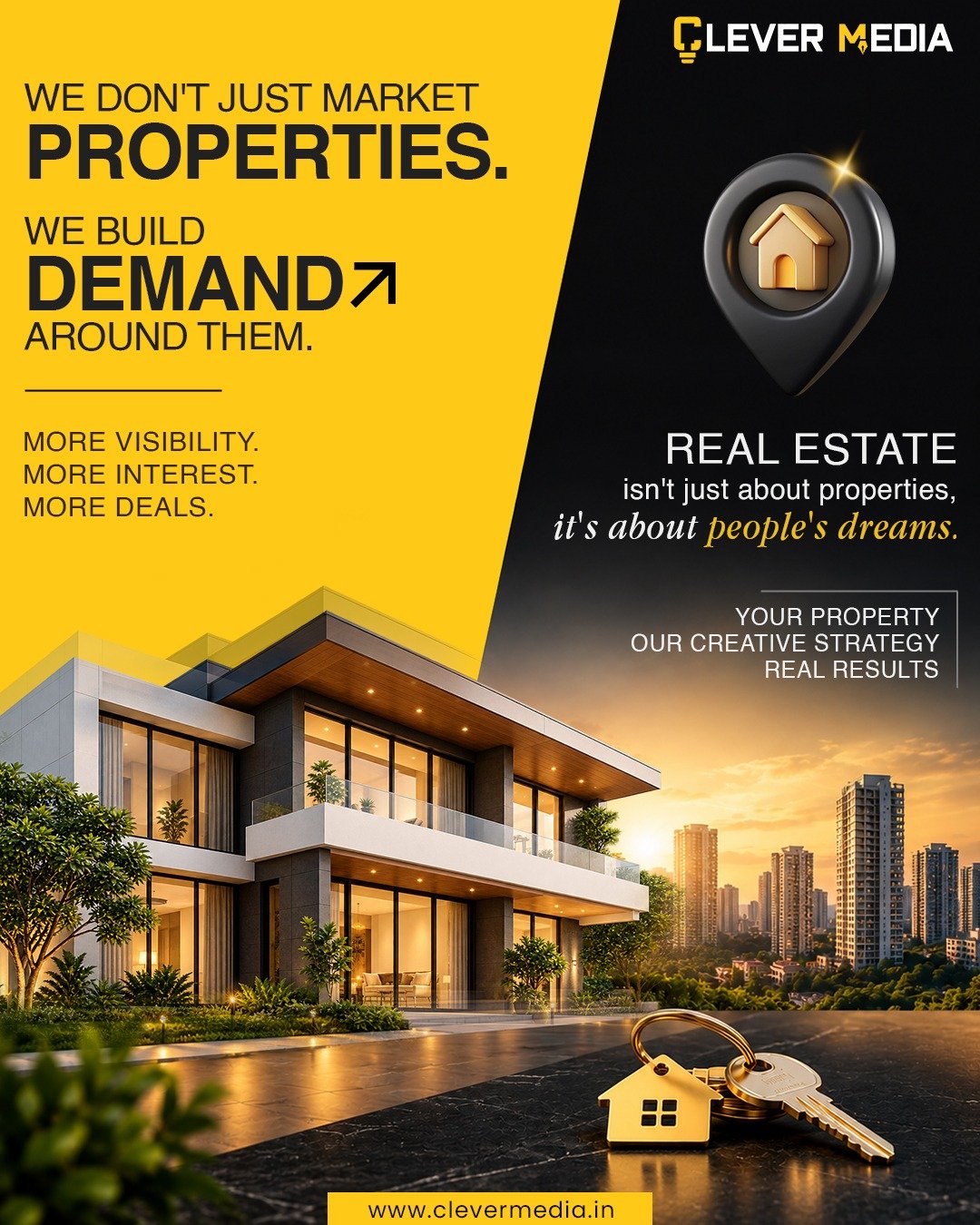 Real Estate Marketing — Brand Positioning Graphic