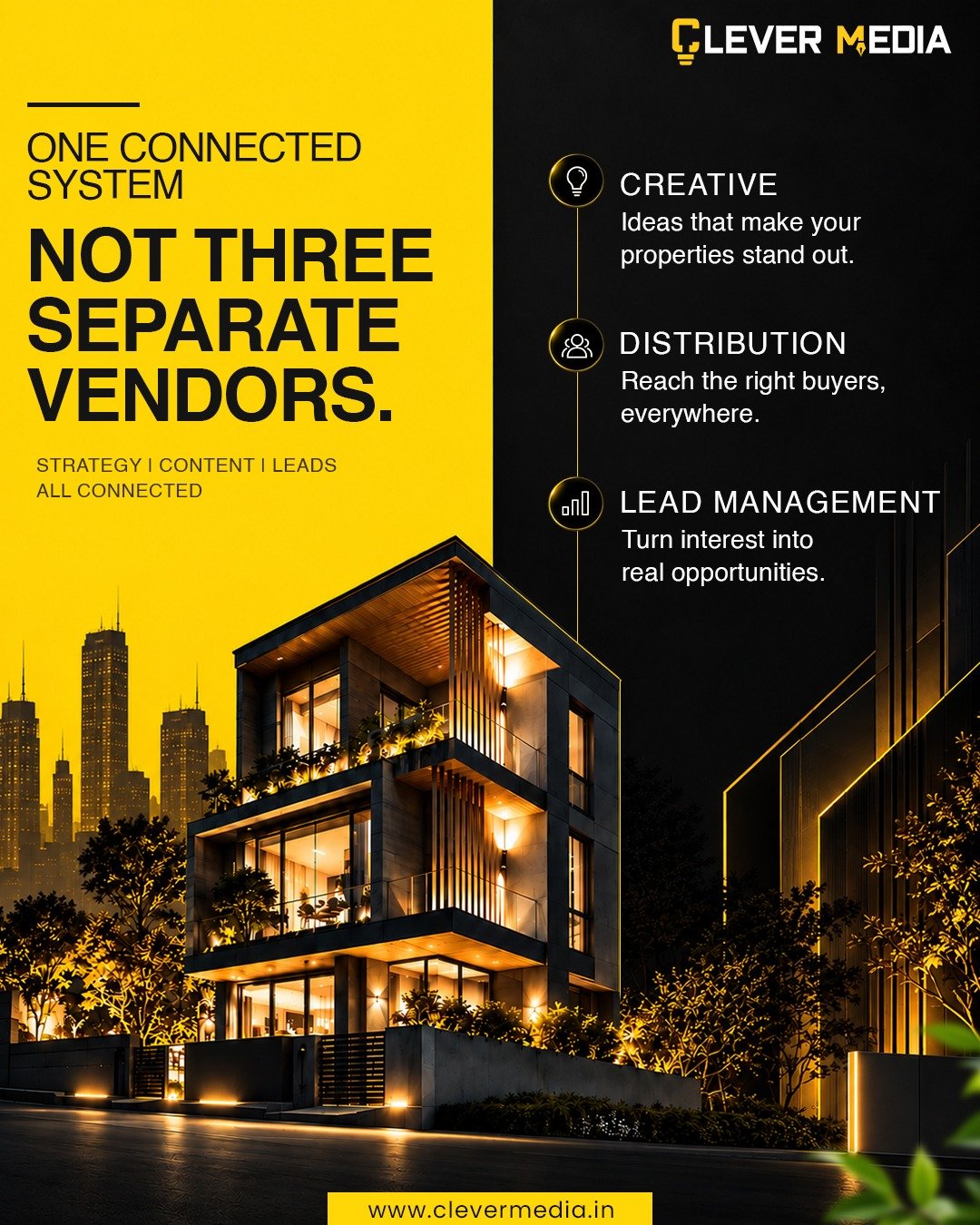 One Connected System — Strategy, Content & Lead Management